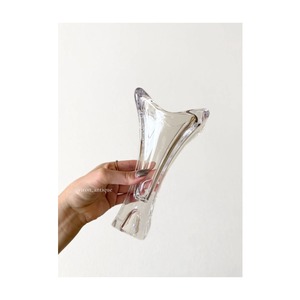 french vintage crystal vase　/　“Bayel”　クリスタルガラスのチューリップベース