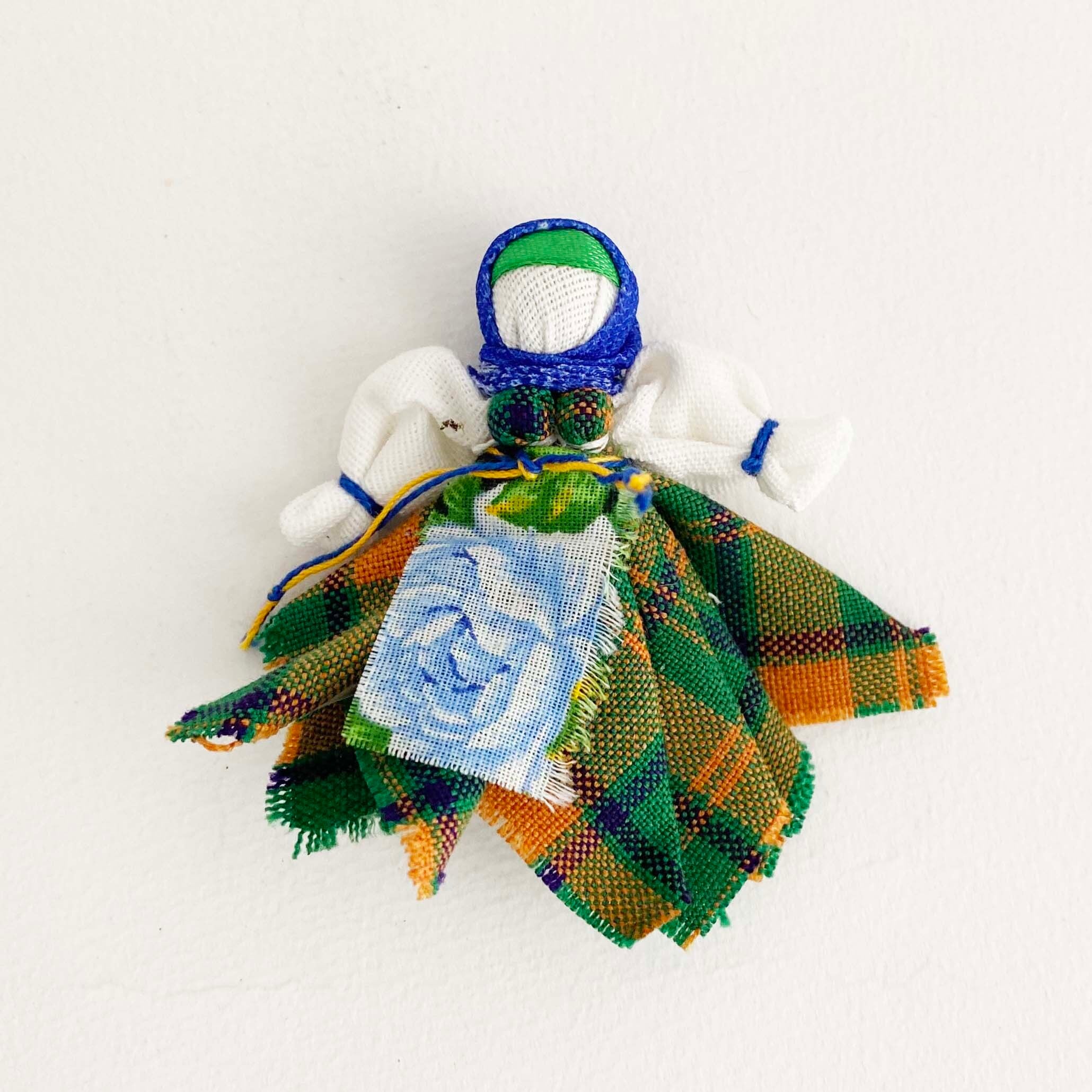 ロシアの布人形(緑)