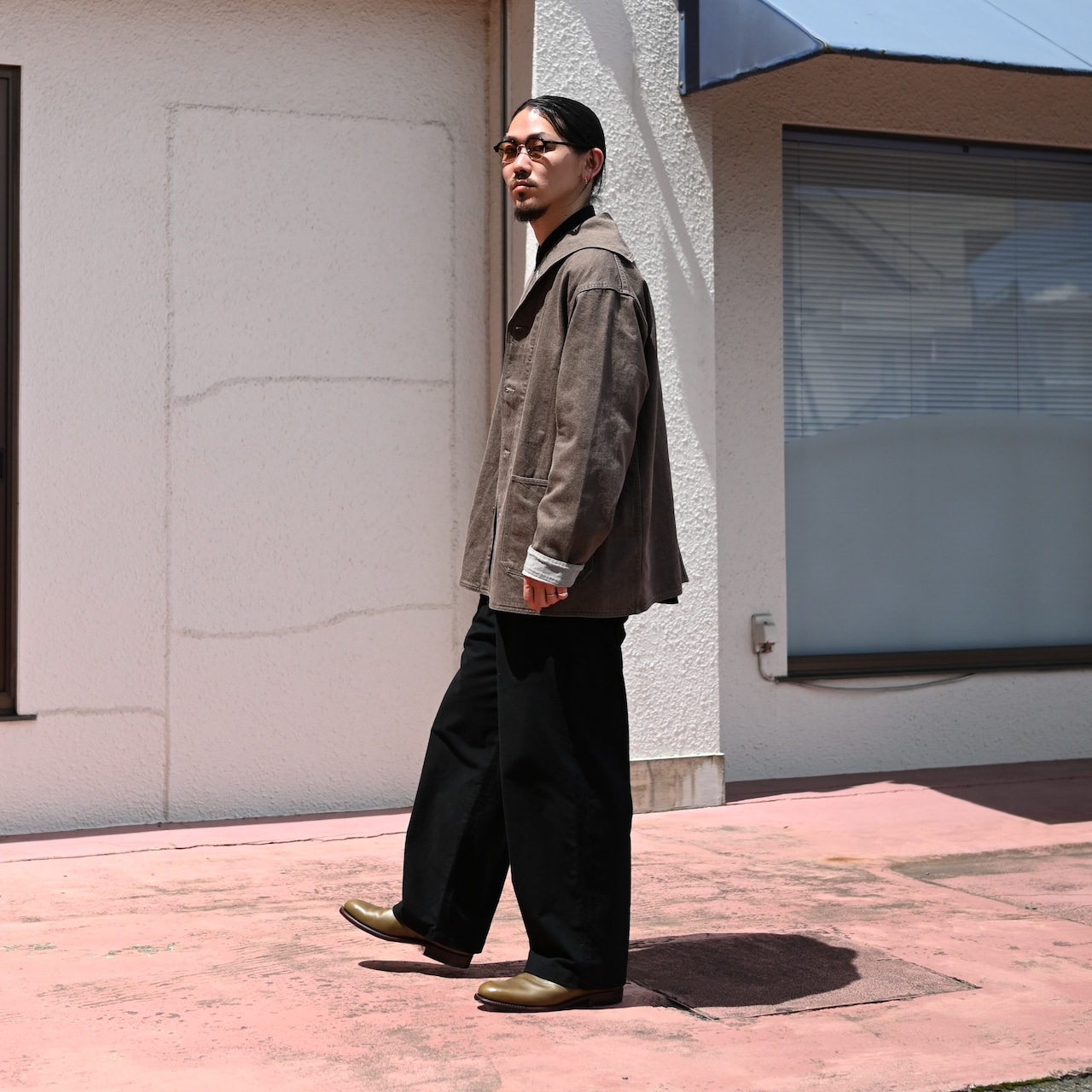 THE DAY(ザデイ)ORGANIC COTTON CORDUROY SHIRTコーディネート