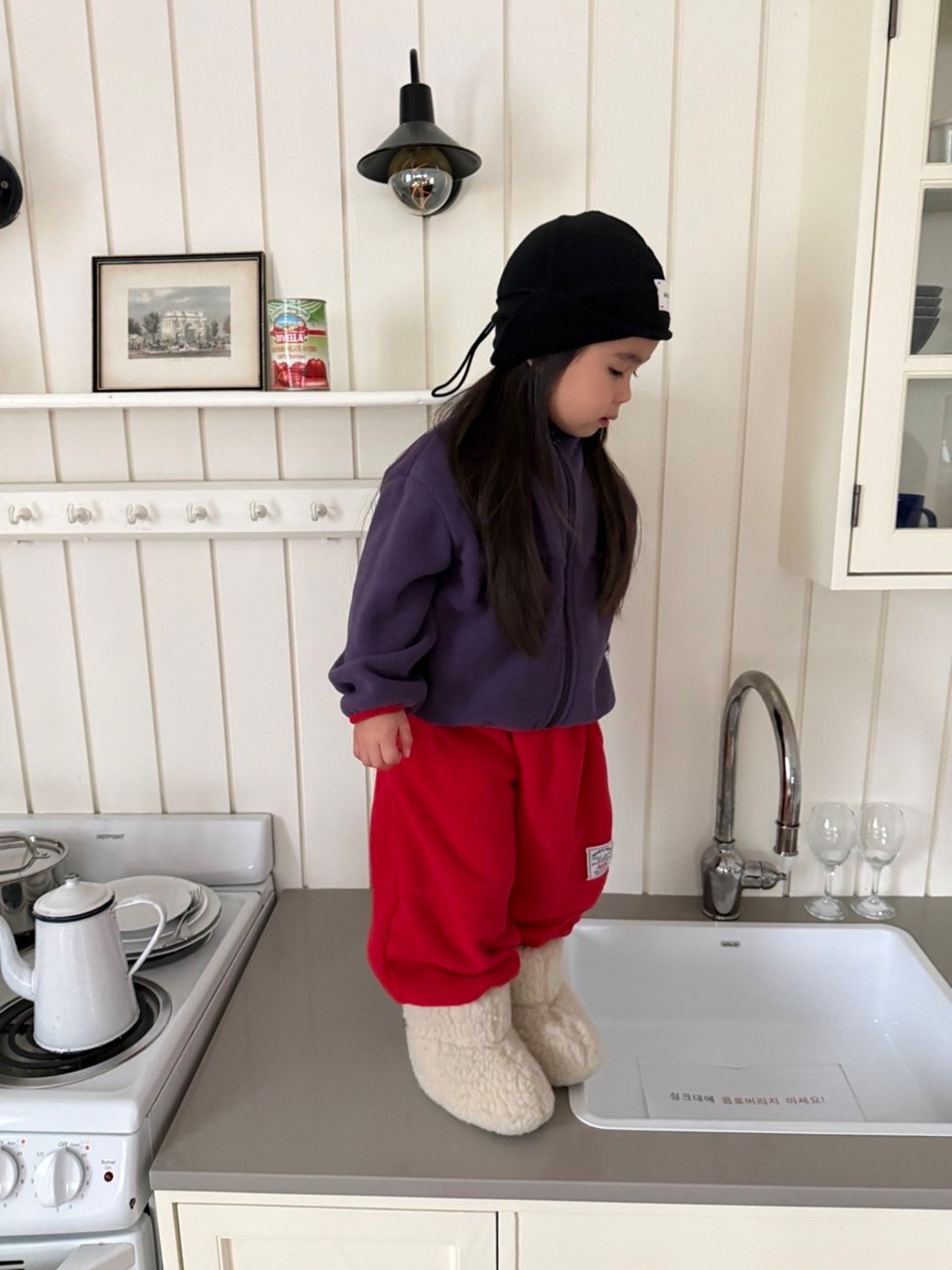 Apfel［取寄］snow fleece jogger pants 26winter