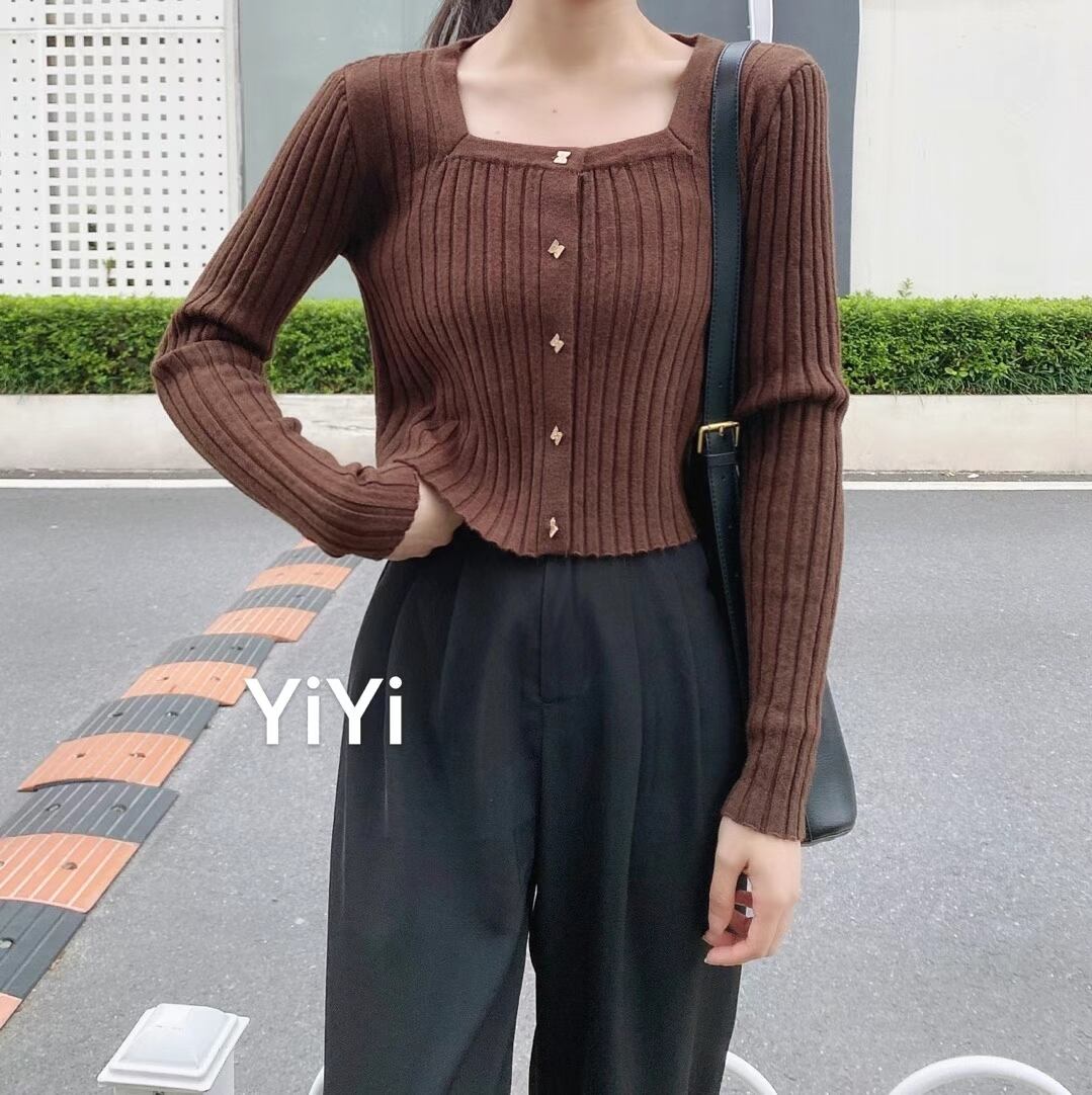 スクエアネックニット　AJ111-5085