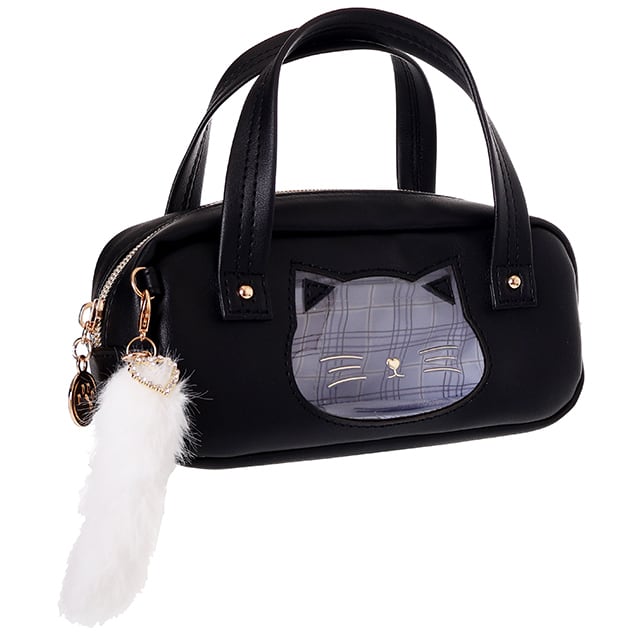 253325】サンリオ合皮クロミハートポーチ付スクールボストン | AXCIS