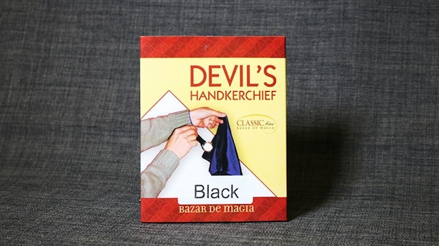 デビルハンカチ（黒）お手軽消失アイテム！Devil's Handkerchief (Black)