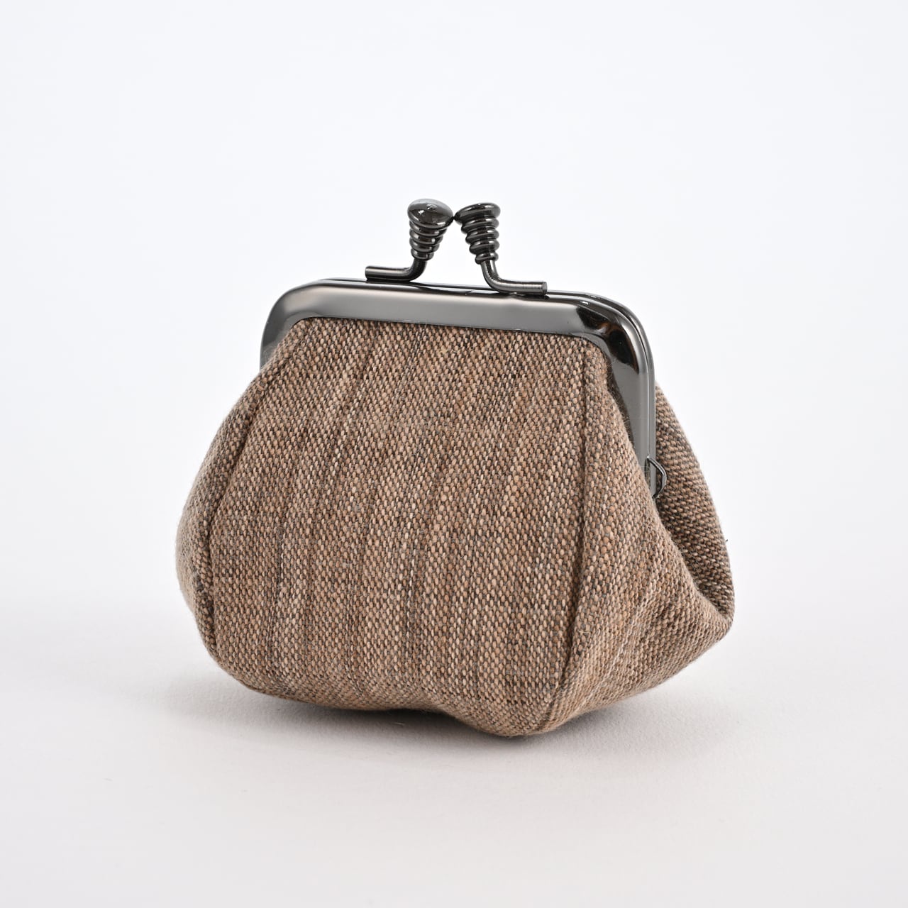 先染め交織雑貨 がま口-小-