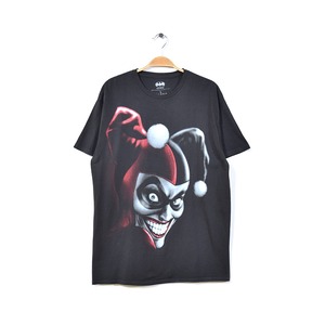 DCコミックス バットマン ハーレイクイン アメコミ ビッグプリント Tシャツ メンズL BATMAN HARLEY QUINN 古着 @BB0678