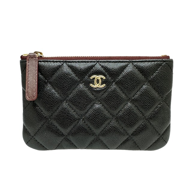 CHANEL シャネル キャビアスキン ポーチ 12720-202401