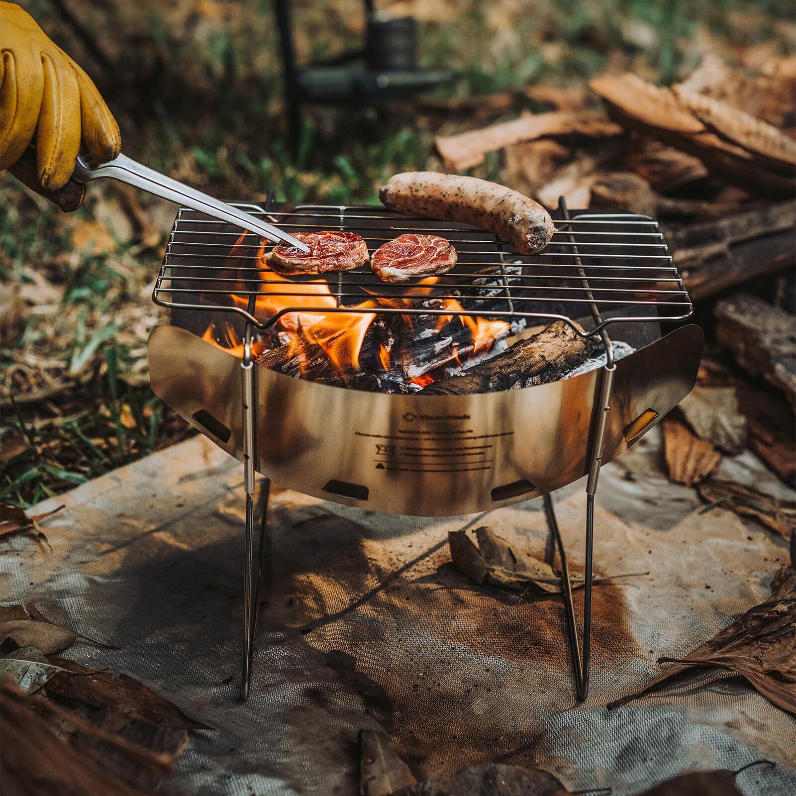 Thous Winds 焚き火台 バーベキューコンロ ソロ 焚火台 超軽量