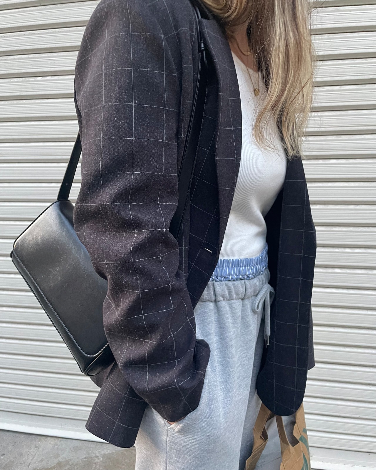 calm double waist sweat pants <2color>