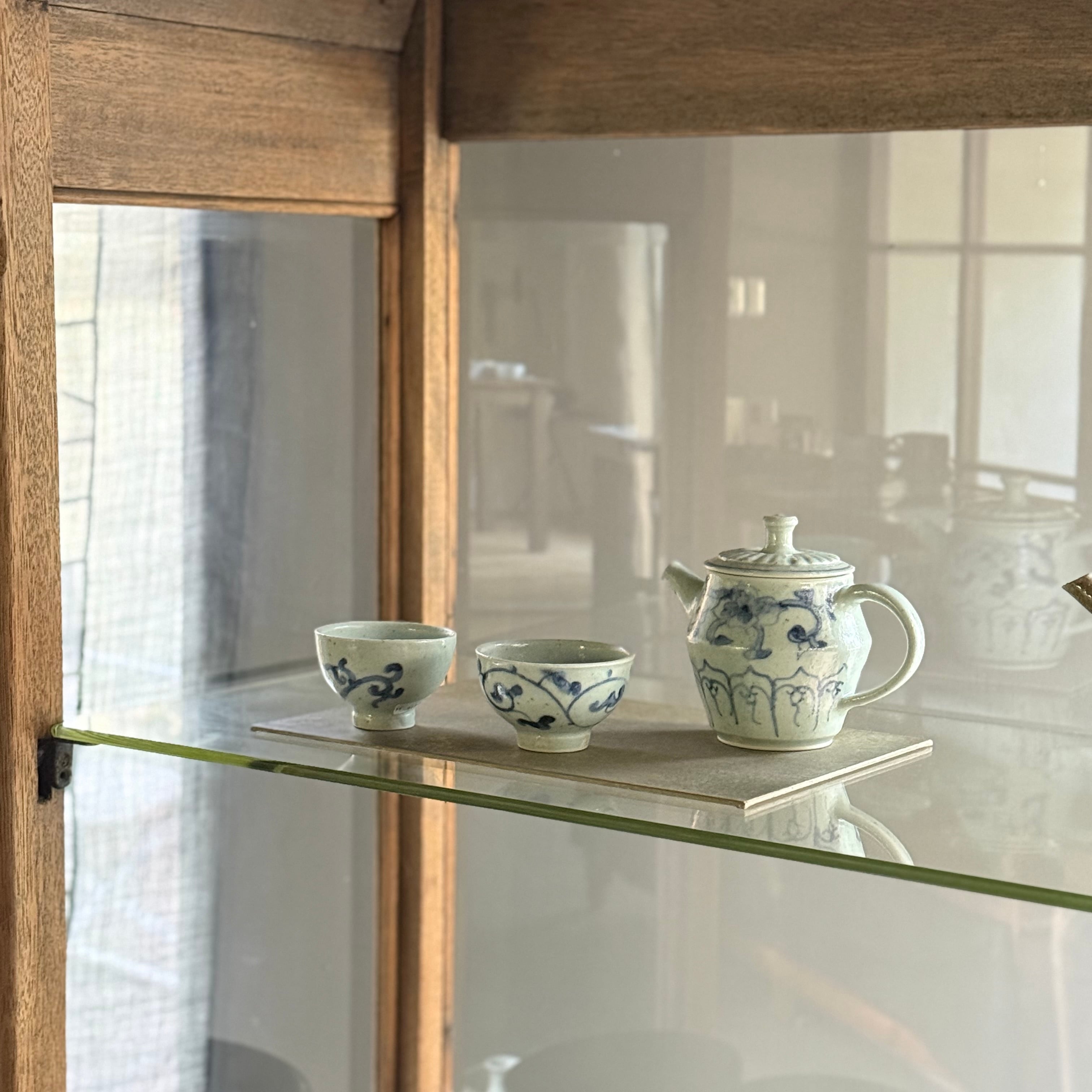 吉田崇昭 染付絵替り茶杯 | gallery 一白