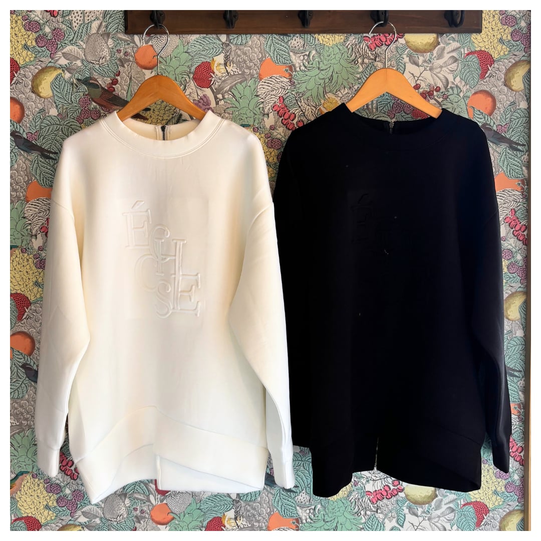 【Eito stan】エンボスプリントダンボールスウェット