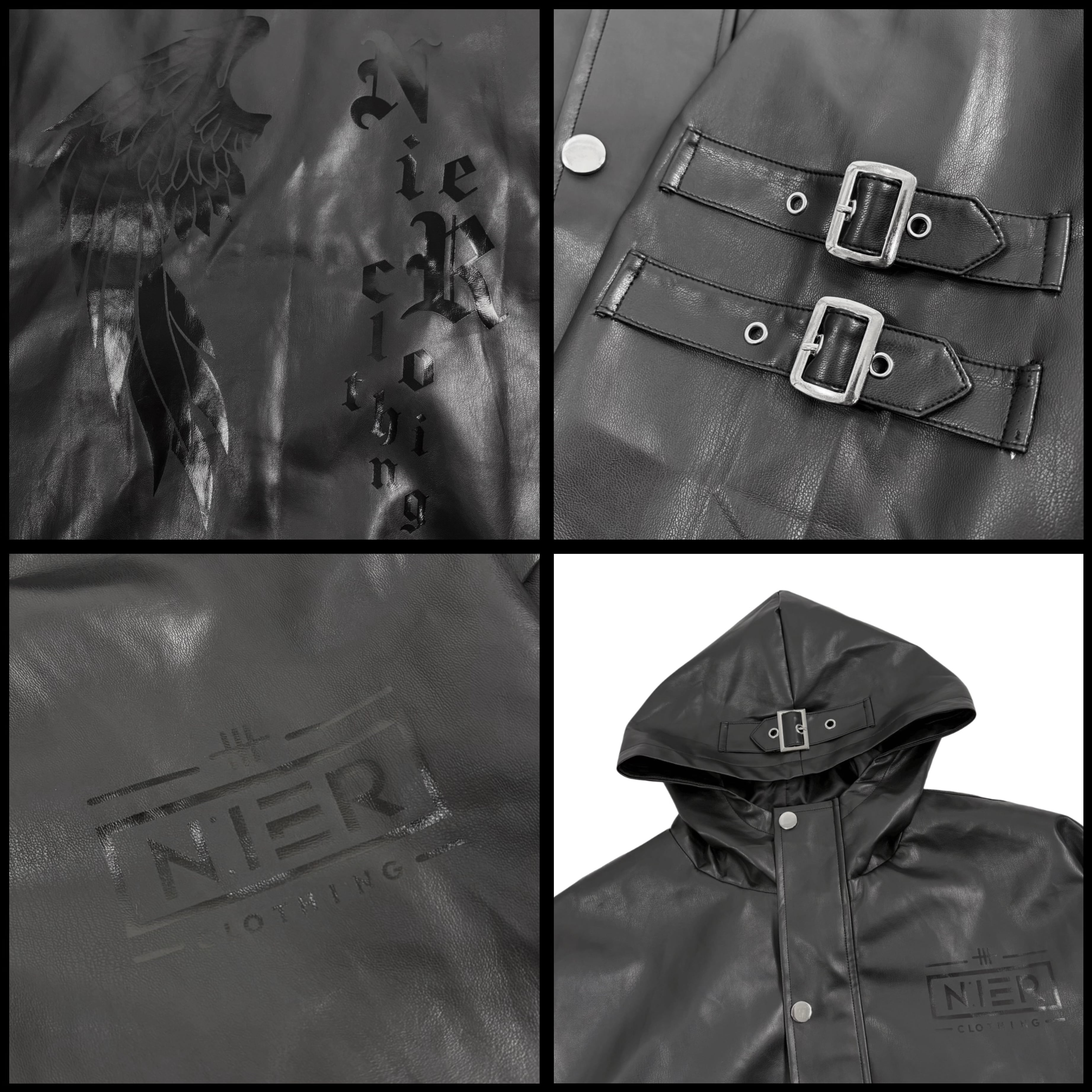BELTED HOOD RIDERS JACKET【WING】 | NIER CLOTHING BELTED HOOD RIDERS JACKET【WING】 | NIER CLOTHING