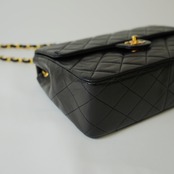 CHANEL シャネル ミニマトラッセ 20 ラムスキン シングルフラップ シングルチェーンバッグ ゴールド金具 1番台