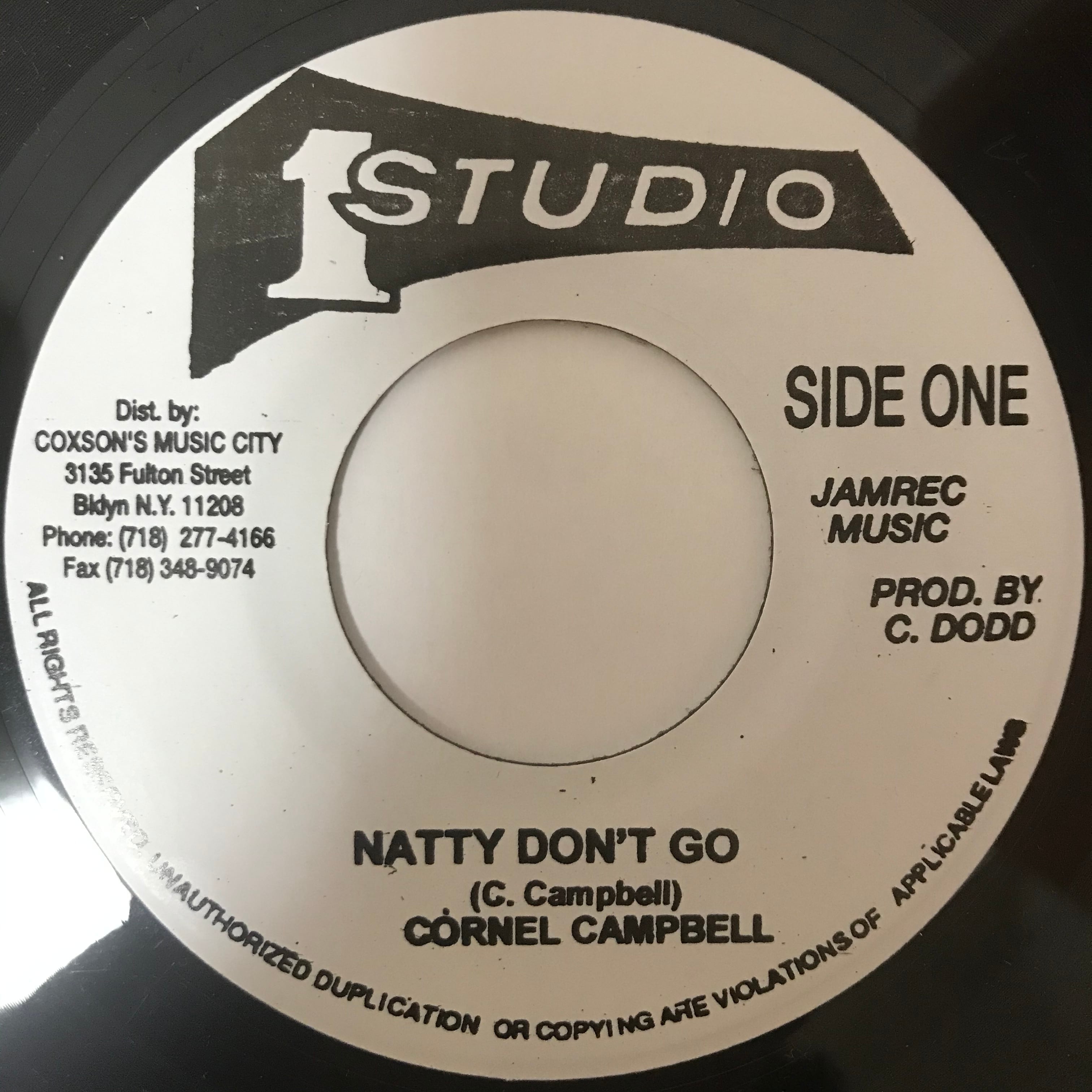 Cornel Campbell - Natty Don't Go【7-10902】