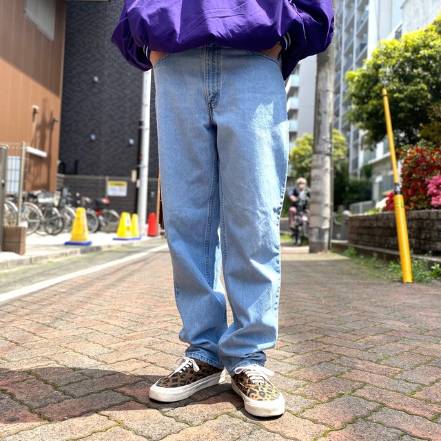 Size W34 L30 Levi S 550 リーバイス 550 バギー デニムパンツ アイスブルー 古着 古着屋 高円寺 ビンテージ Slat Albatross Isla Vintage
