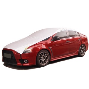 【特価処分】AUTOSKY 車カバー ハーフ カーカバー ボディーカバー 裏起毛タイプ 自動車 車体カバー UVカット 防塵 防輻射紫外線 ハーフ車カバー (大型車(530×165cm))