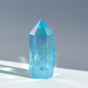 アクアオーラクォーツ タワー 64✧ Aqua Aura Quartz ✧天然石・鉱物・パワーストーン