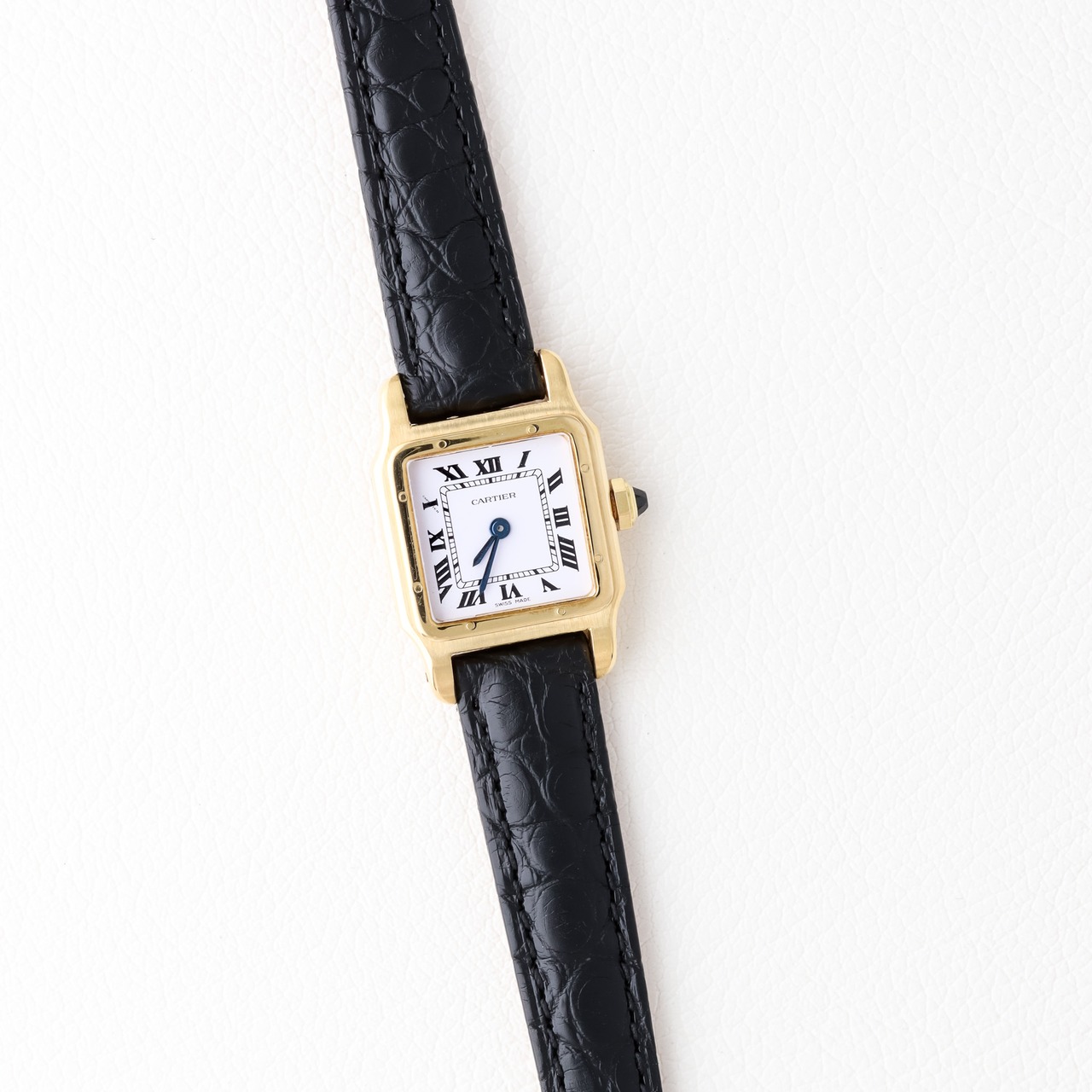 カルティエ サントスドゥモン SM YGレザー