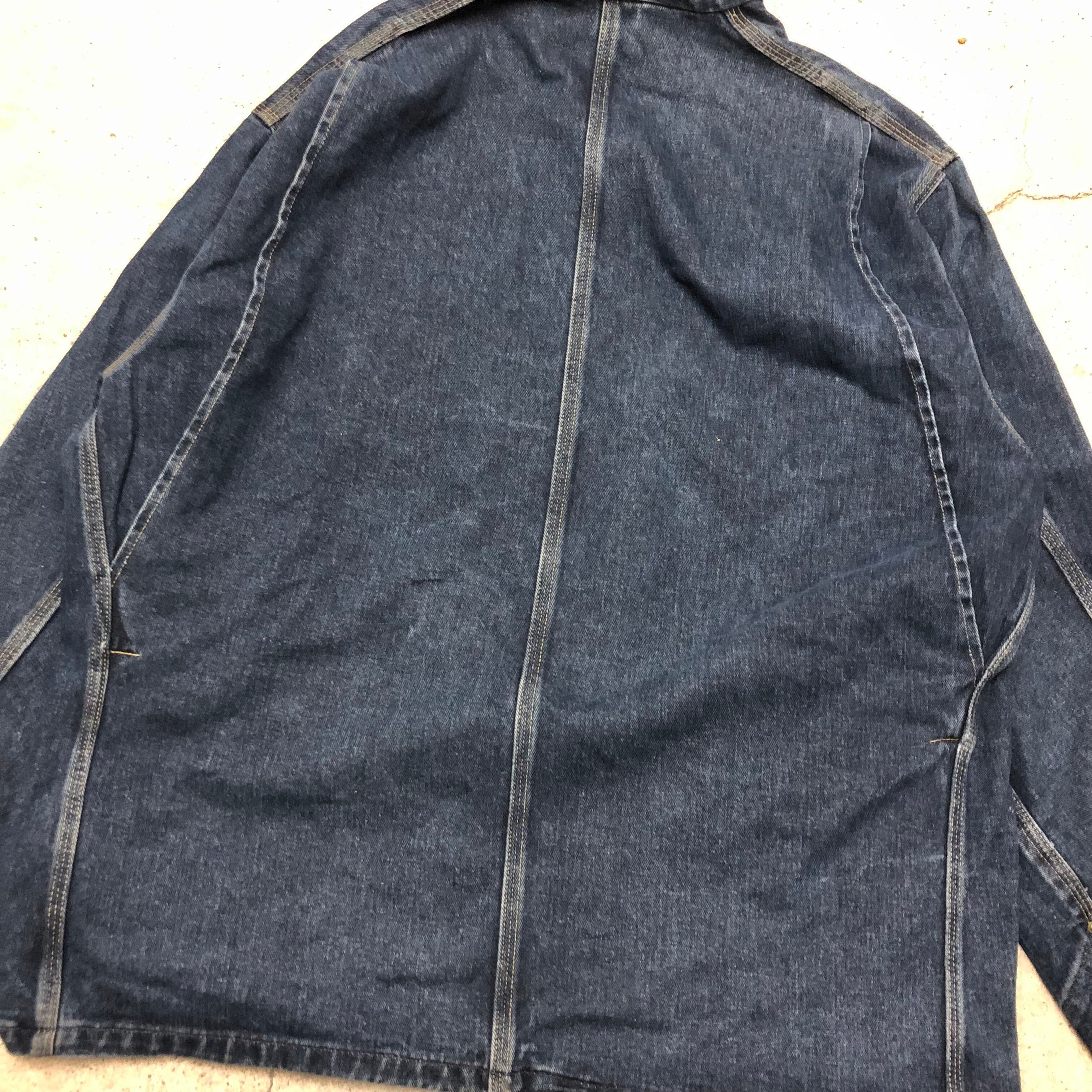 80〜90s Carhartt/Denim coverall/USA製/XXL/デニムカバーオール