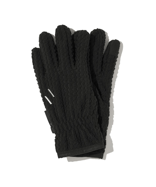 CALORA FLEECE GLOVES_BLACK