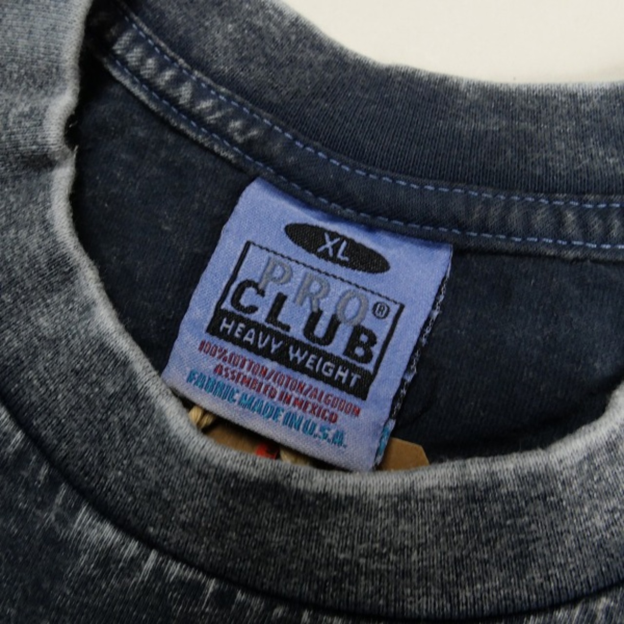 Size【XL】 TENDERLOIN テンダーロイン TEE ACID WASH XXX NAVY T 