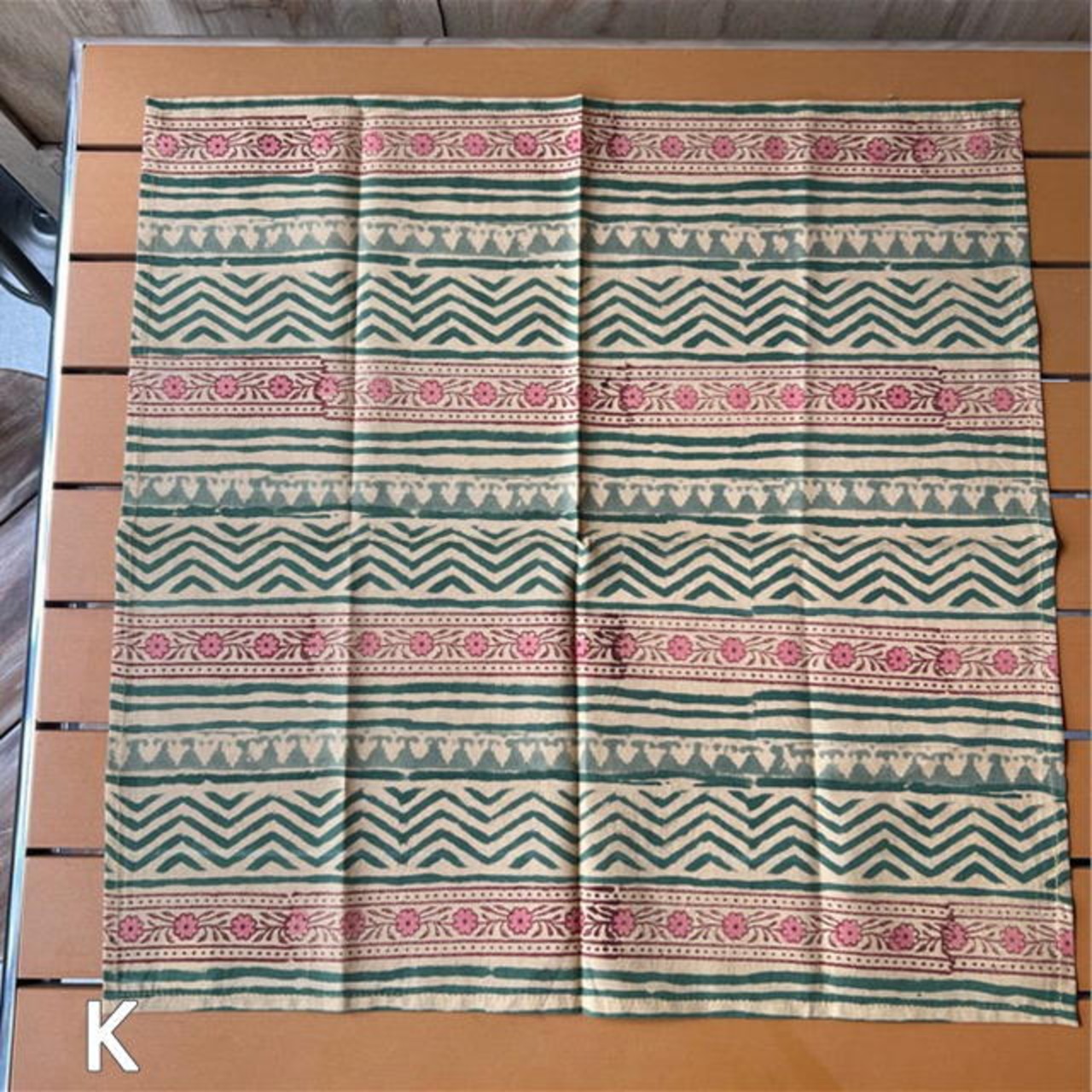 Rapid Woodblock Print Bandana 　12Type　A〜L ラピド木版プリントバンダナ 12タイプ バンダナ　かわいい