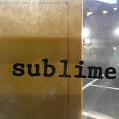 1990s Sublime Sticker "Transfer Logo" -Green-