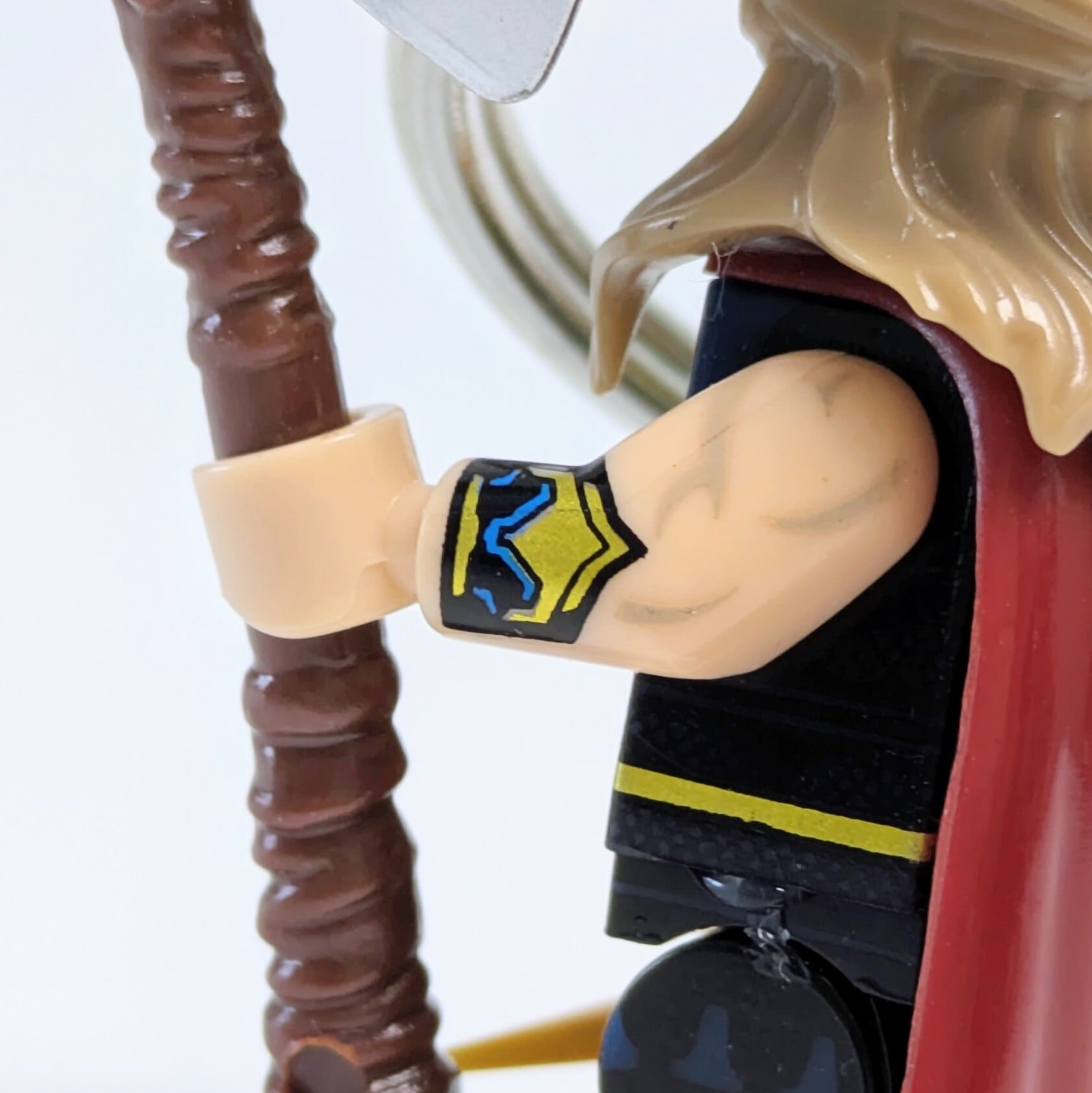 ★ブロックフィギュアキーホルダー★【 The Mighty Thor マイティ・ソー 】アベンジャーズ / MARVEL〚アメリカン雑貨 アメトイ〛