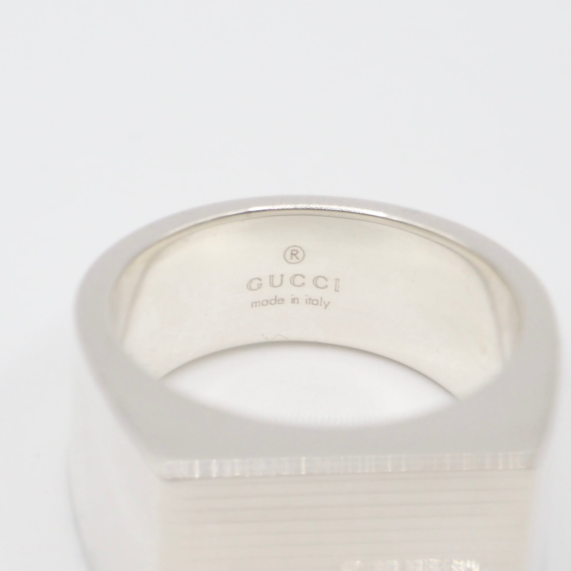 GUCCI 約12号 Gロゴ シグネット リング シルバー925 グッチ | 2122TOKYO