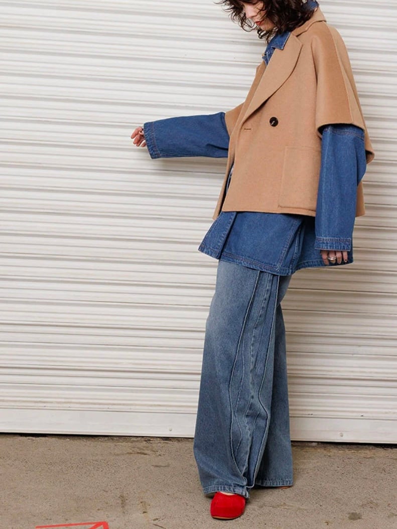 30%OFF】YENN(イエン) SIDE PLEATED DENIM PANTS サイド プリーテッド