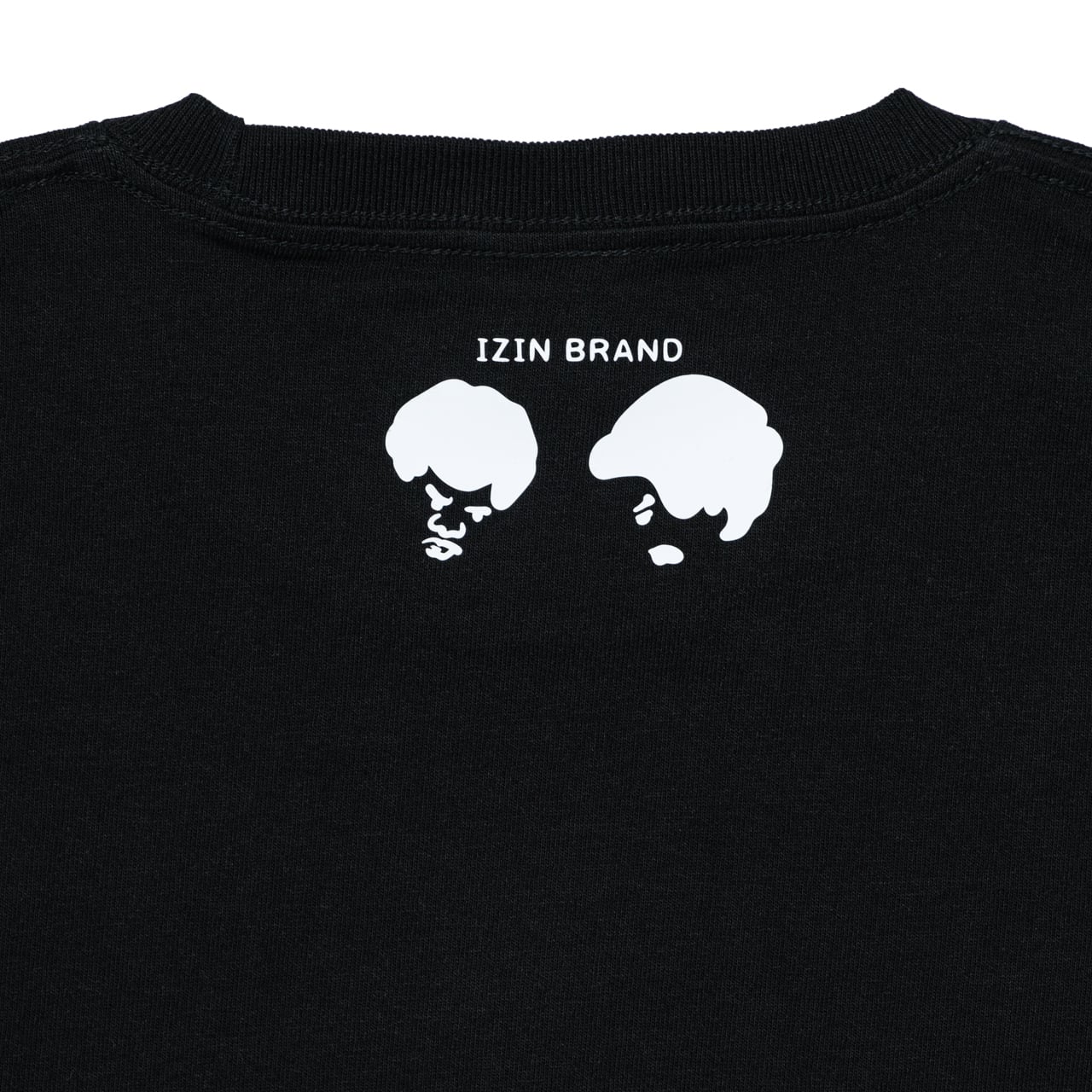 アリVS猪木 偉人 半袖Tシャツ(ラバープリント) ブラック 7.1oz | IZIN