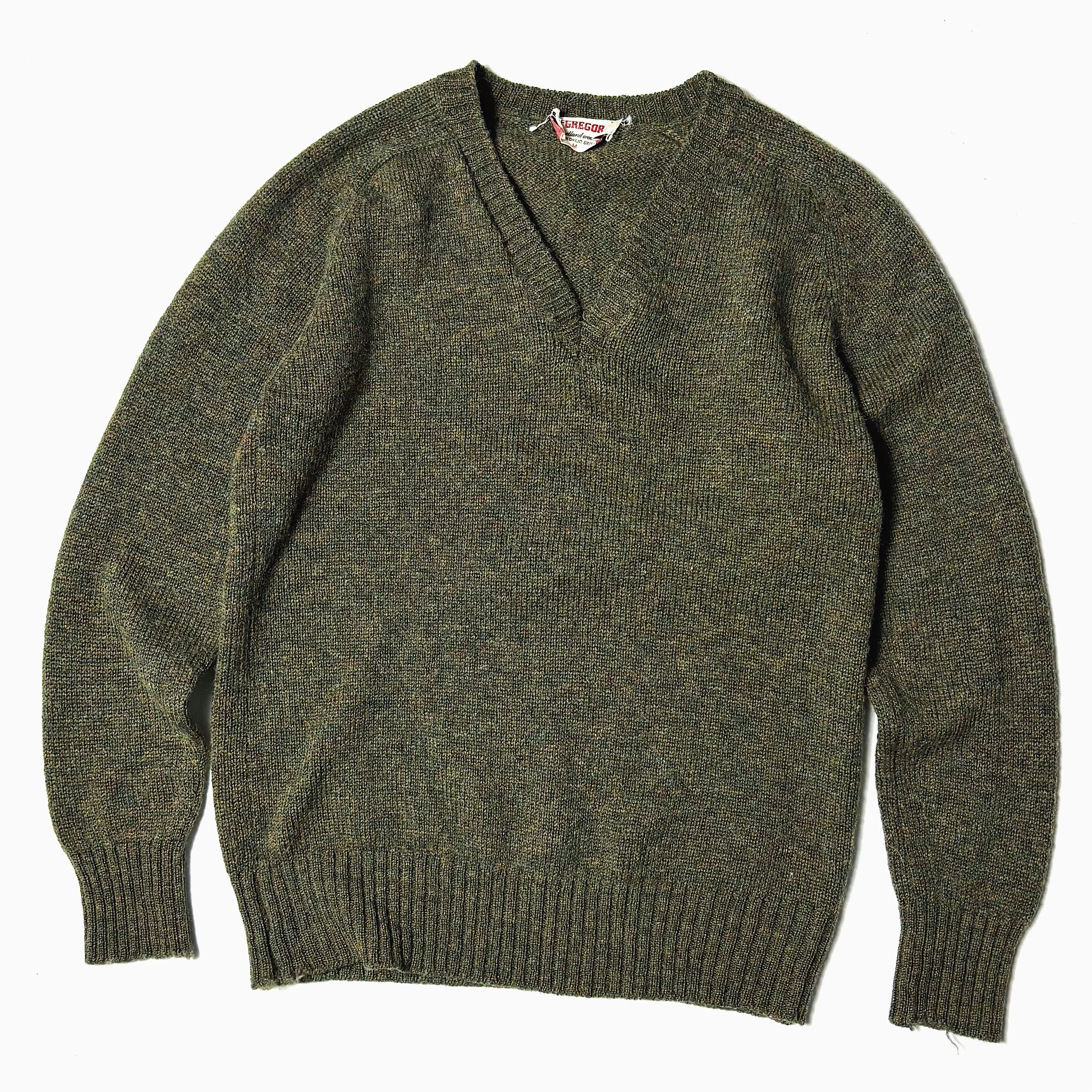 Vintage 60's【McGREGOR】Knit Sweater | Antler