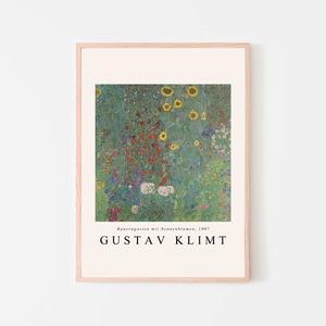 グスタフクリムト Bauerngarten mit Sonnenblumen / アートポスター 写真 絵画 アート 名画 Gustav Klimt ひまわり 花