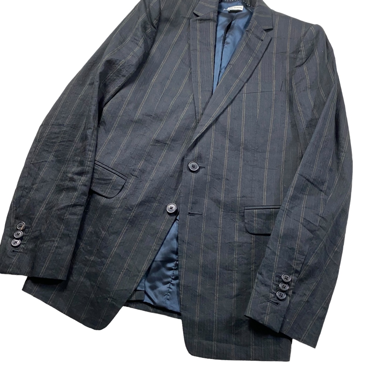 DRIES VAN NOTEN linen × cotton single suits set-up