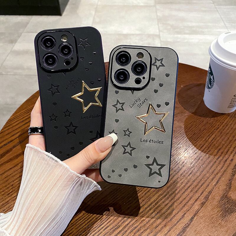 星柄 iPhone15 Proケース かわいい iphone15promaxケース 大人