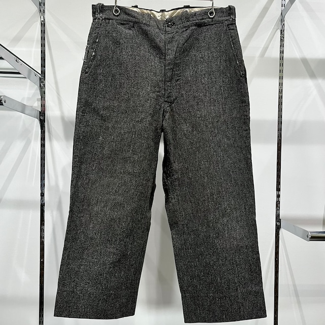 40s Lee Black Chambray Work Pants 40年代 リー ブラックシャンブレー 黒シャン ワークパンツ