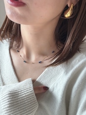 ブルーラインネックレス