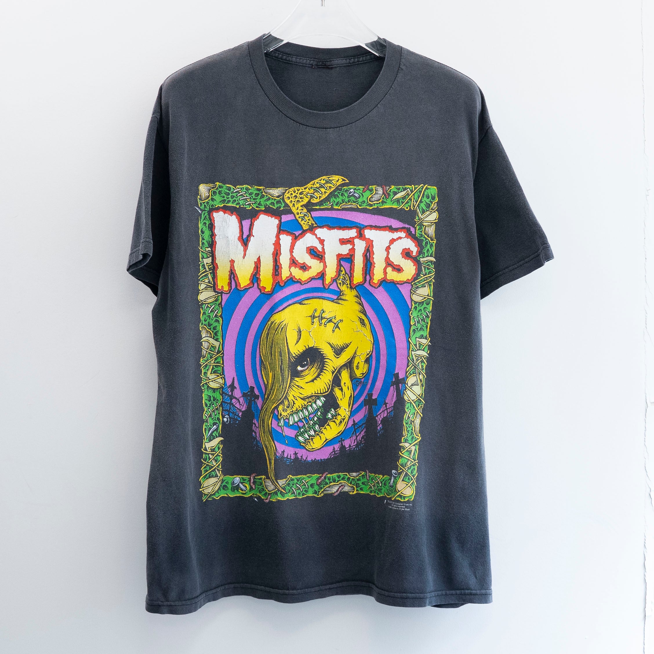 Misfits " 25 Years Anniversary Art By Jeff Gaither " Cut Tag Fits XL 【E5-117】