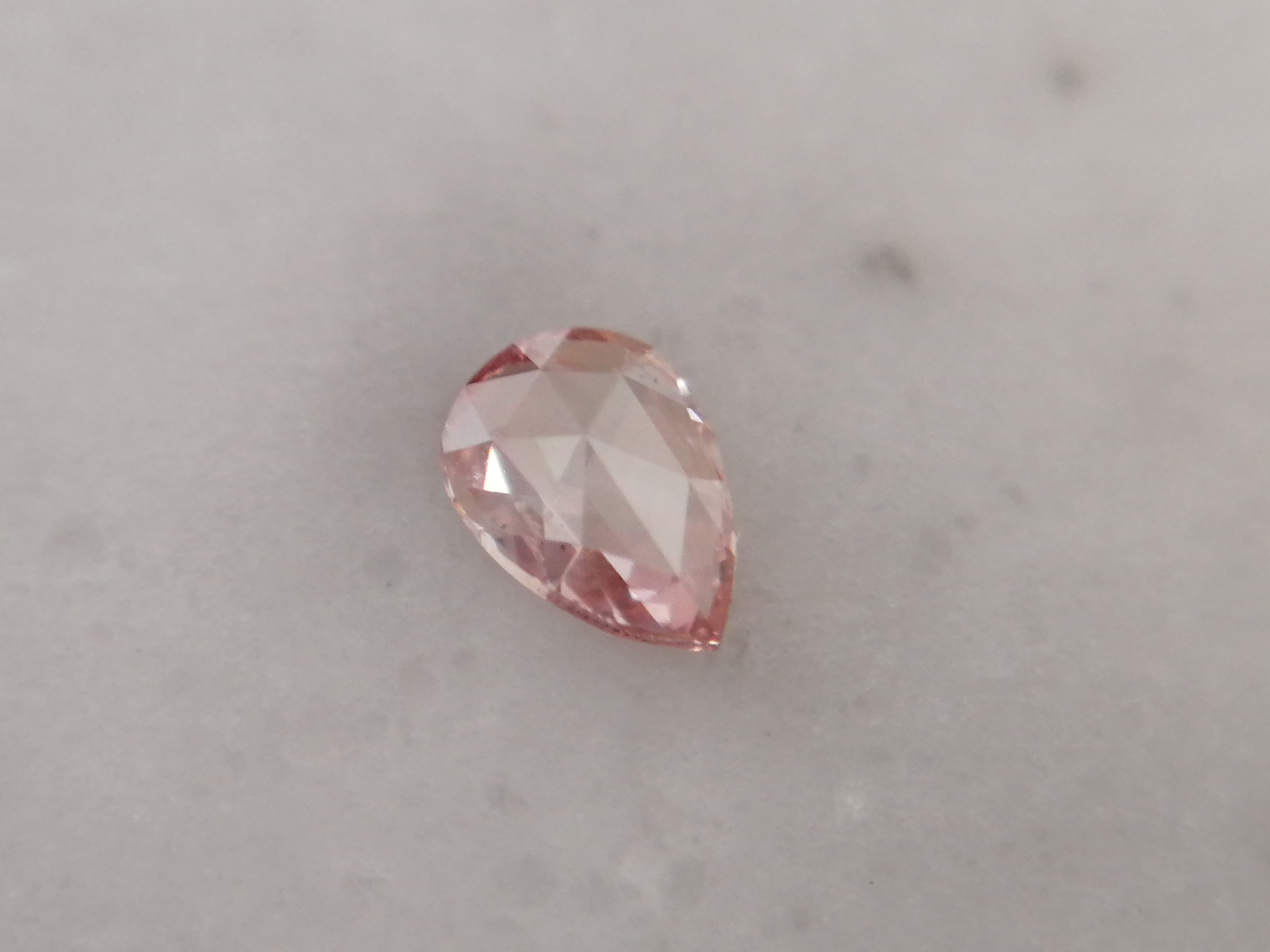 【希少】 0.054ct ピンク ダイヤ ルース 裸石 天然 ローズカット
