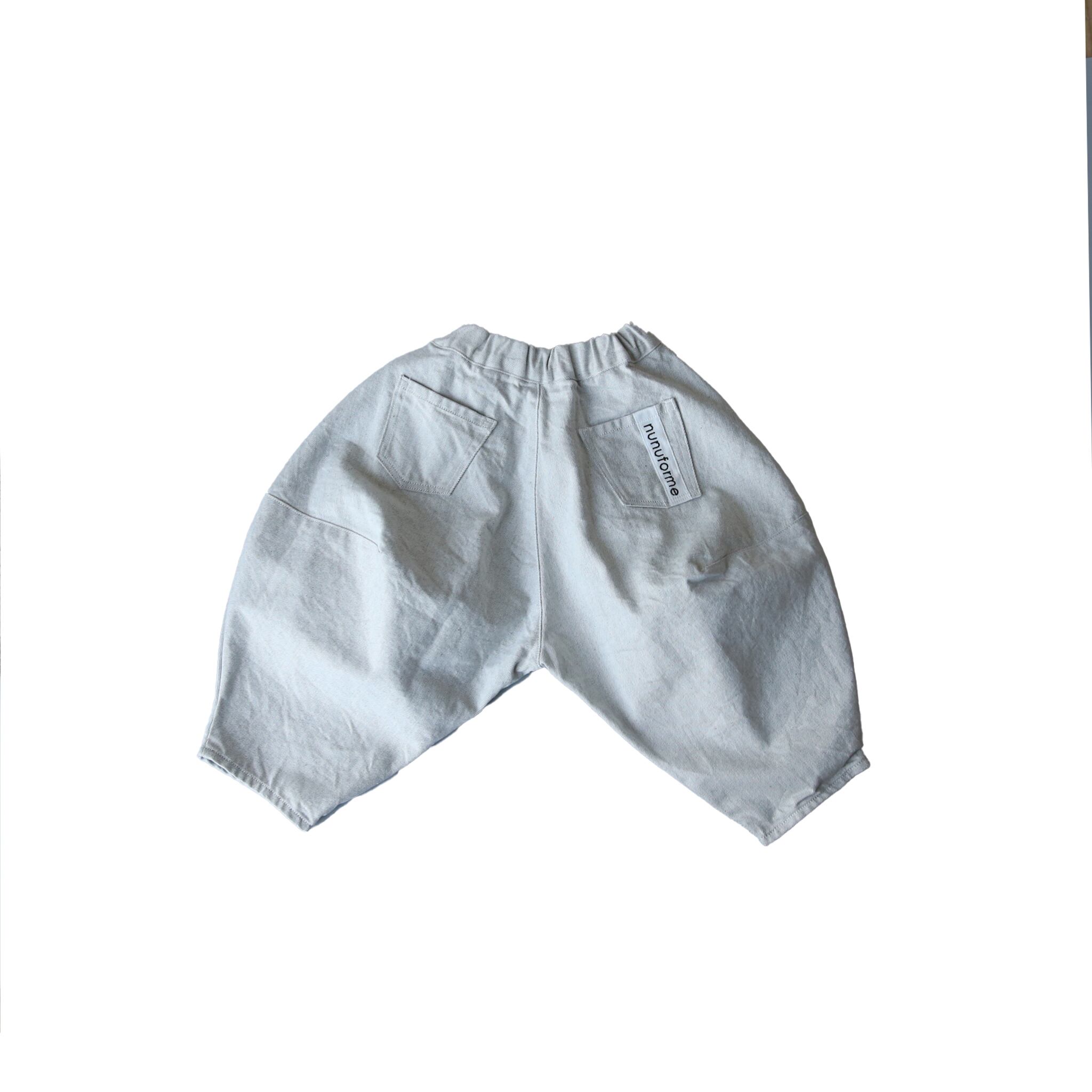 ヌヌフォルム パンツ nunuforme(ヌヌフォルム)/ 白黒デニムポインテッドパンツ
