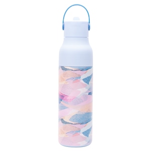 Sports Water Bottle 500ml - Pink Abstract