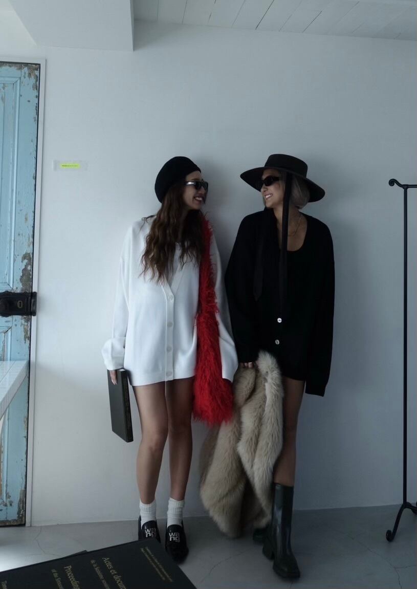 logo cardigan【unisex】