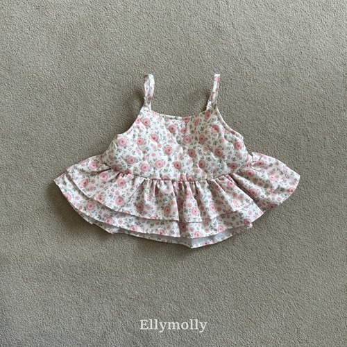 [即納5号/7号]≪ELLY MOLLY≫Frill Top Bustier flower 64