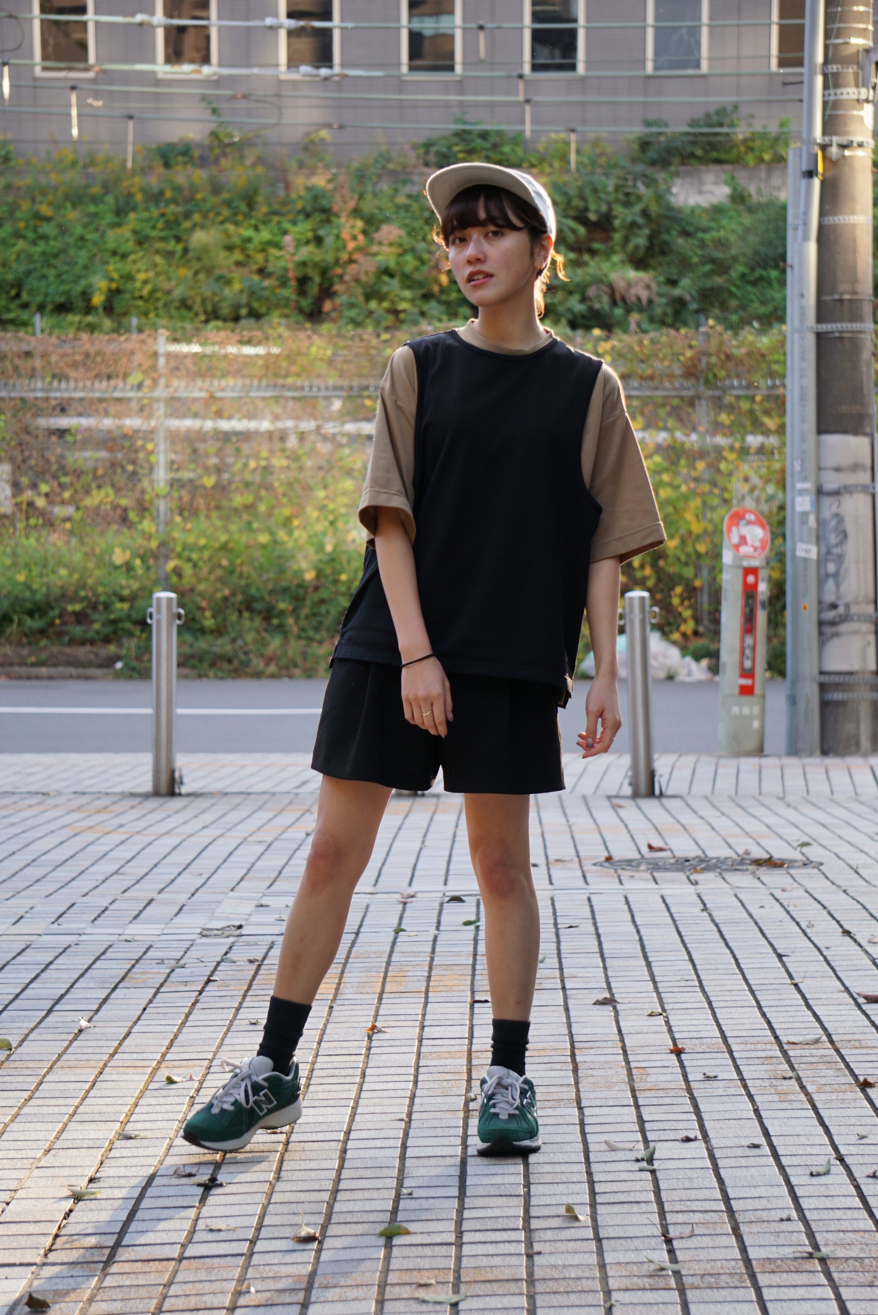 R07 Sato Tannuki Running Bib ビブ M 黒 Sato Running Bib : Color Black | TANNUKI Running Wear Shop