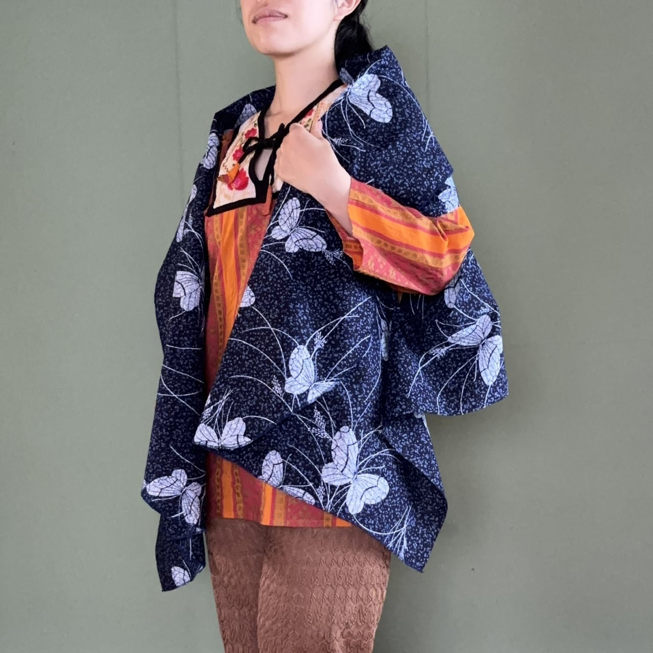 月読風月(ツクヨミ・ふうげつ) 浴衣地リメイク dktk-036