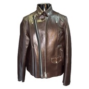 【sacai】サカイ レザージャケット ブラウン SIZE：2