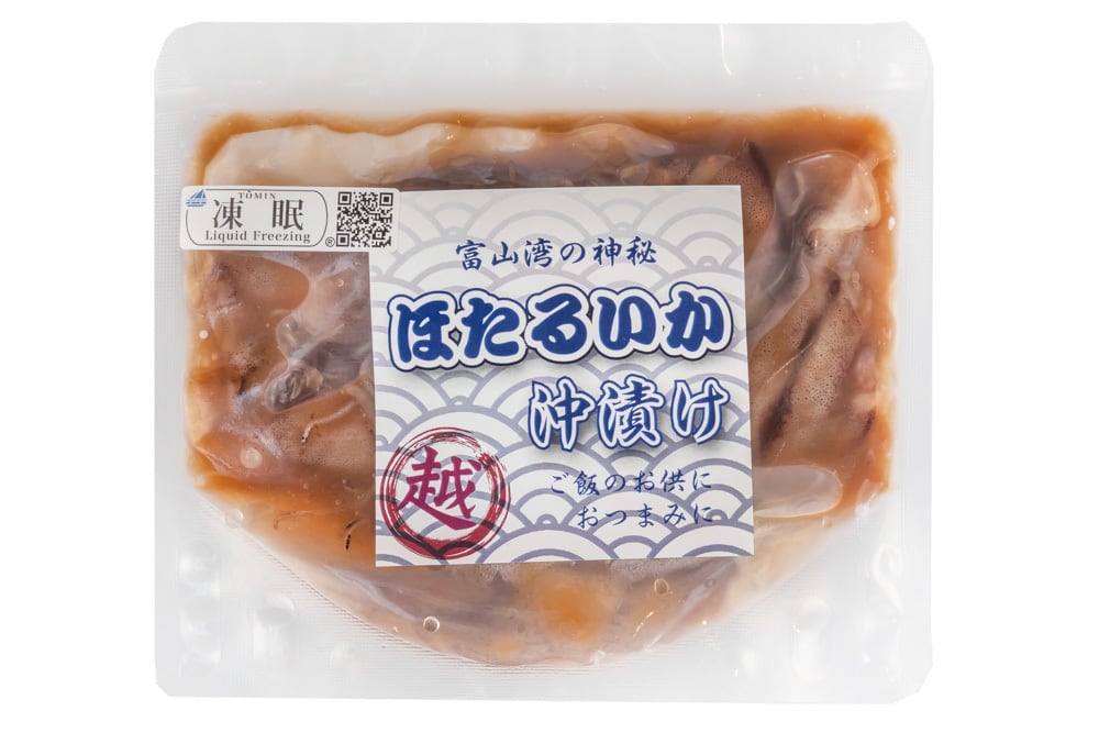 【冷凍食品セレクトショップ】TŌMIN　120g【プリップリの食感】　ホタルイカの沖漬け(生食用)　FROZEN