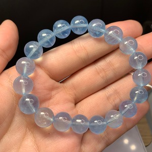 透明度有、アクアマリンブレスレット
