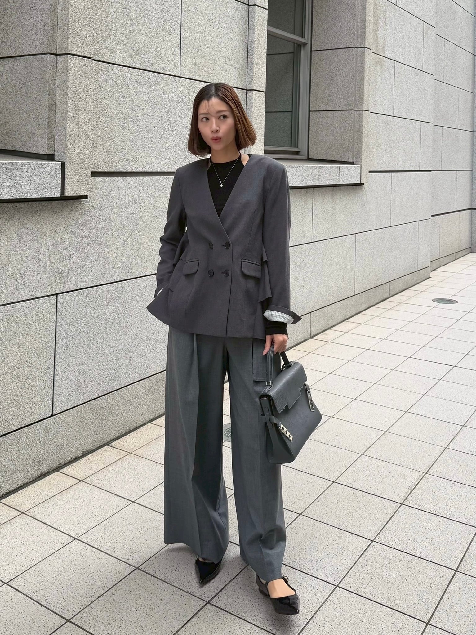 予約】duck pants / gray (2月下旬発送予定) | HYEON