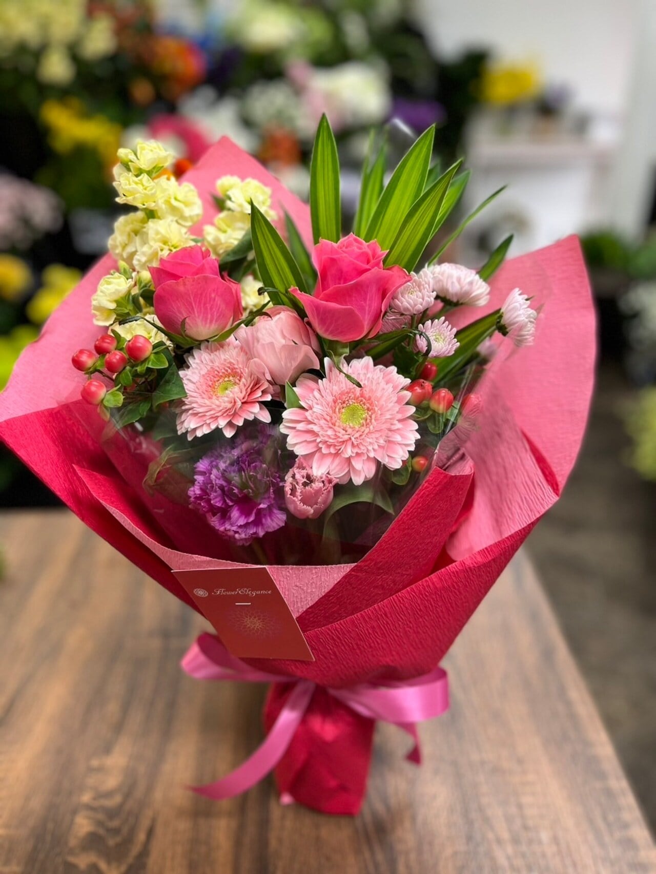 フローリストおまかせ花束 3500円 | FlowerElegance｜フラワーエレガンス