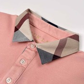 BLACK LABEL CRESTBRIDGE ブラックレーベル クレストブリッジ チェック柄 切替 半袖 ポロシャツ サイズ L /メンズ/三陽商会/ピンク